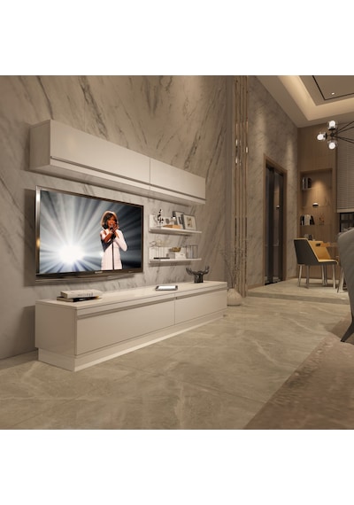Decoraktiv Eko 5b Mdf Std Tv Ünitesi Tv Sehpası Beyaz