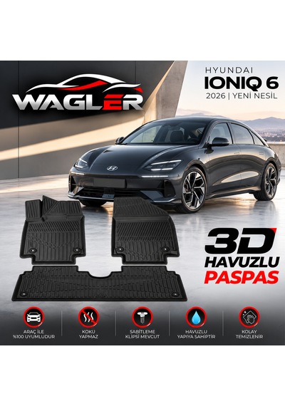 Wagler Hyundai Ioniq 6 Havuzlu Paspas 2022 Ve Sonrası