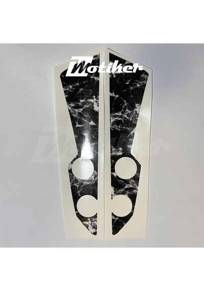 Cf Moto Nk250 Ön Çamurluk Sağ Sol Beyaz Duman Renk Sticker Etiket