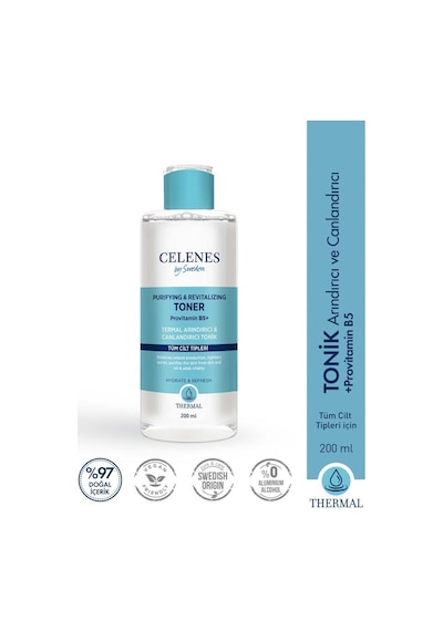 Celenes Yağlı ve Karma Ciltler için Yüz Temizleme Jeli 250 ML + Tonik 200 ML