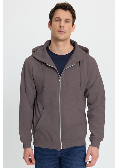 Tudors Unisex Relax Fit Rahat Kesim Pamuklu İçi Polarlı Çift Cepli Tam Fermuarlı Gri Kapüşonlu Sweatshirt-41653 Gri Tudors Unisex Relax Fit Rahat Kesim Pamuklu İçi Polarlı Çift Cepli Tam Fermuarlı Gri Kapüşonlu Sweatshirt-41653 Gri