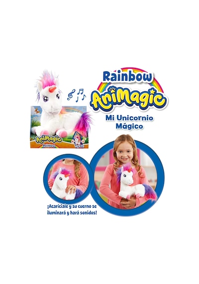 Animagic Parlayan Gökkuşağı Unicorn 256301