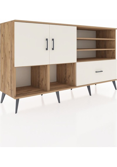 Hyperion Konsol 7 Raflı Tek Çekmeceli 2 Kapaklı 176x44x99 Çam-ayt Çam-aytaşı Hyperion Konsol 7 Raflı Tek Çekmeceli 2 Kapaklı 176x44x99 Çam-ayt Çam-aytaşı