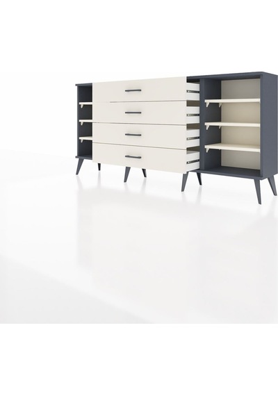 Arges Konsol 6 Raflı 4 Çekmeceli 176x30x83 Antrasit-aytaşı/aytaşı Aytaşı/aytaşı Arges Konsol 6 Raflı 4 Çekmeceli 176x30x83 Antrasit-aytaşı/aytaşı Aytaşı/aytaşı