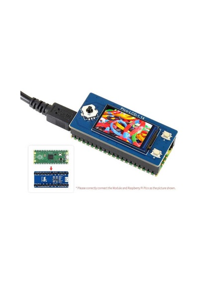 1.14Inch Lcd Ekran Modülü - (65K Colors. 240X135. Spi) - Raspberr