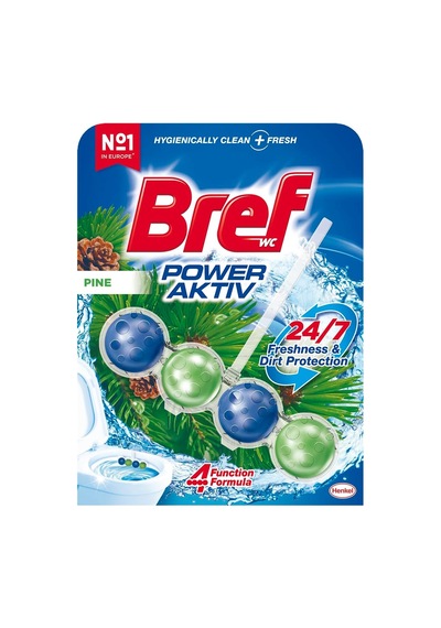 Wc Power Aktiv Çam Klozet Bloğu- Kir & Kireç Önleyici & Koku Giderici Katı Klozet Temizleme Topu 50g