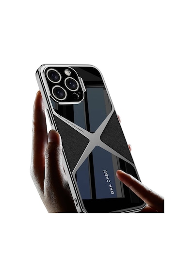 Apple Uyumlu iPhone 15 Pro Kılıf Ultra İnce Kamera Korumalı Pc + Deri Arka Yüzey Zore X-pro Kapak-si Siyah