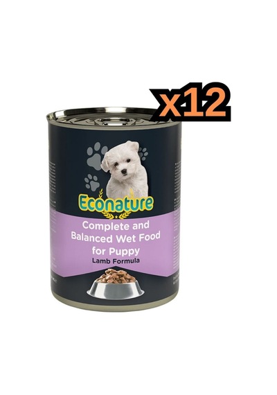 Yavru Yaş Köpek Maması Puppy Kuzu Etli 400gr 12 Adet
