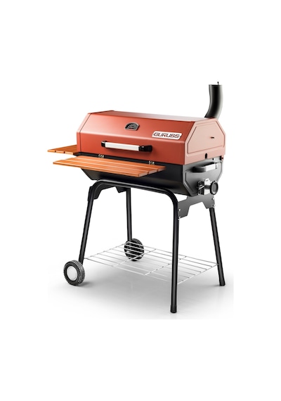 Guruss Cg-075 Kömürlü Barbekü Mangal Tam Set Oksit Kırmızı Model:grs03