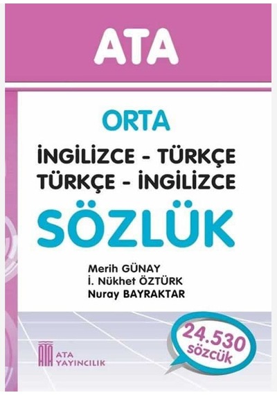 Ata Orta İngilizce-Türkçe.Türkçe-İngilizce Sözlük(Karton Kapaklı)
