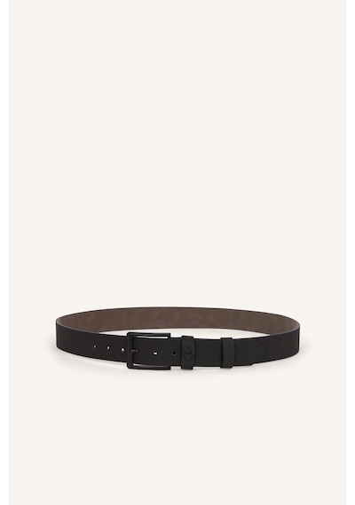 Defacto Erkek Dikdörtgen Toka Suni Deri Jean Kemeri H5074axnsbk27 Siyah-bk27