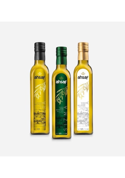 Ahsaf Zeytinyağı Tanışma Seti 3 x 500 ML