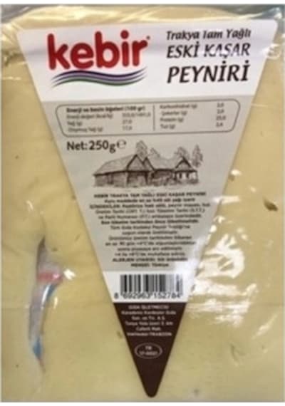 Kebir Trakya Eski Kaşar 250 G - Geleneksel Olgunlaştırılmış Gurme Lezzet