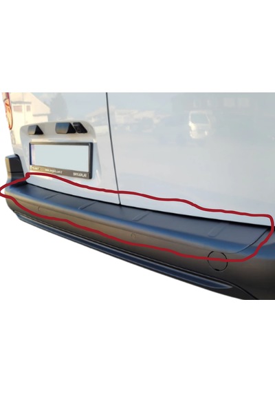 Rifter - Doblo - Proace - Berlingo - Combo Arka Tampon Eşiği Koruma Akrilik Abs Parlak Siyah