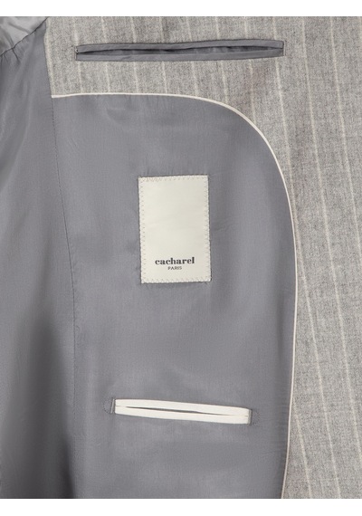 Cacharel Açık Gri Slim Fit Takım Elbise