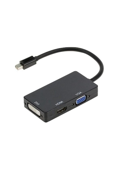 Displayport To Hdmı Dvı Vga Kablo Çevirici Dönüştürücü Thunderbolt Mini Dp To Hdmı Dvı Vga Adaptör