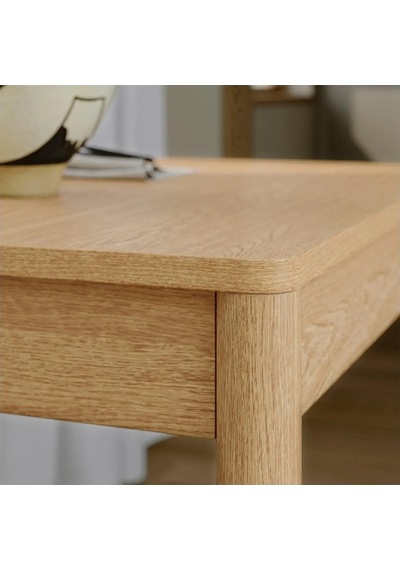 Ikea Meşe Şık Yemek Masası - Açılır Mutfak Masası