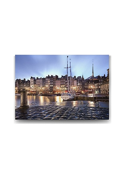 Amsterdam İskele Tablosu - 75x50cm