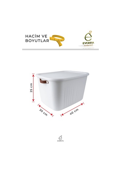 Dekoratif Saklama Kutusu 3lü Kapaklı Organizer Banyo Mutfak Düzenleyici Çok Amaçlı Kutu Renkli