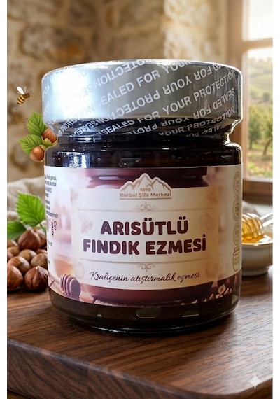Nurbal Şifa Merkezi Arı Sütlü Fındık Ezmesi 300 G
