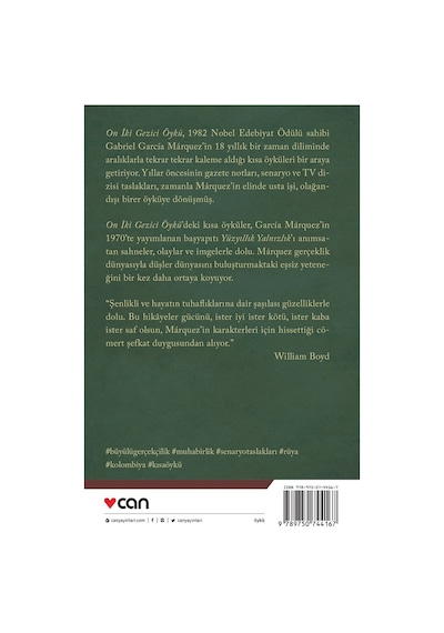 On Iki Gezici Öykü - Can Yayınları - Gabriel Garcia Marquez
