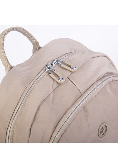 Nas Bag Unisex Büyük Boy Su Geçirmez Çok Gözlü Extra Hafif Sportif Sırt Çantası Vizon