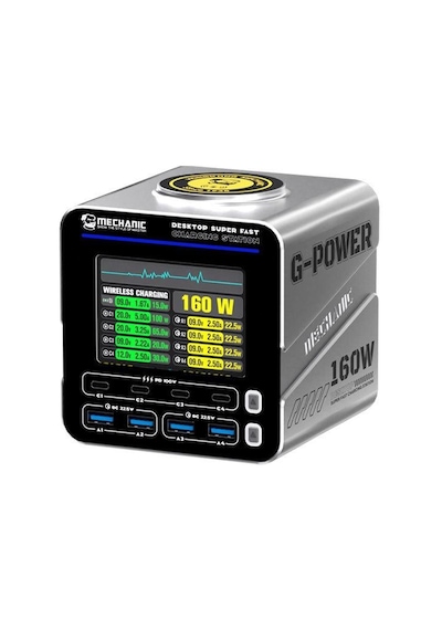Mechanic G-power 160w Gan Masaüstü Hızlı Şarj İstasyonu