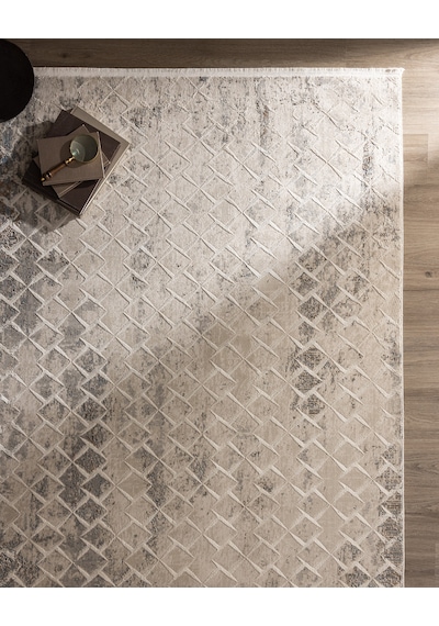 Madame Coco Grasse Halı - Bej - 160x230 Cm Ekru