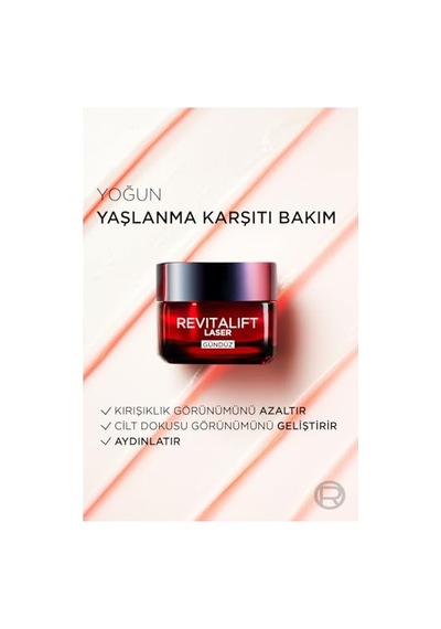 L'oreal Paris Revitalift Lazer X3 Yoğun Yaşlanma Karşıtı Gündüz Bakım Kremi 50 Ml