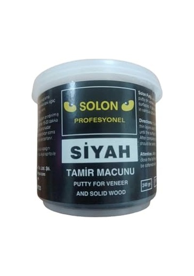 Çok Amaçlı Ahşap Parke Masa Sehpa Çizik Çok Amaçlı Tamir Dolgu Macunu Siyah 240 Gr Diğer