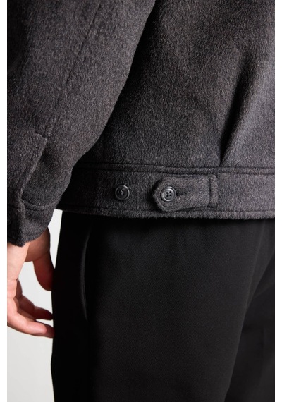Defacto Regular Fit Polo Yaka Astarlı Fermuarlı Kaşe Mont H2629ax26auar216 Antrasit-ar216 Defacto Regular Fit Polo Yaka Astarlı Fermuarlı Kaşe Mont H2629ax26auar216 Antrasit-ar216