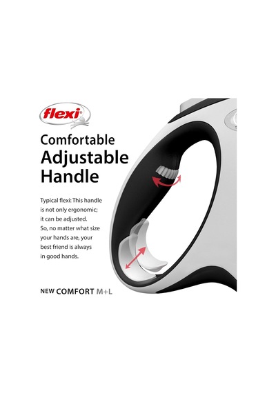 Flexi New Comfort M Beden Siyah 5mt Şerit Tasma Genel