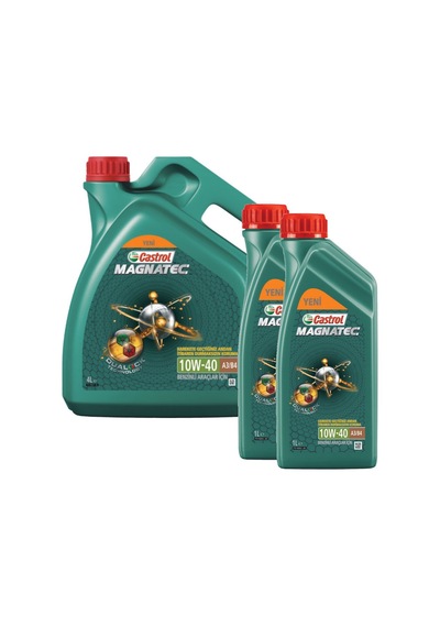 Castrol Magnatec 10W-40 A3/B4 Motor Yağı 4 L + 1 L + 1 L
