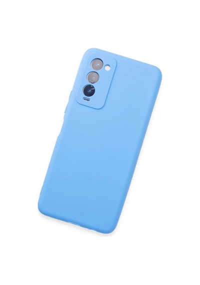 Tecno Camon 18 Uyumlu Kılıf First Silikon - Mavi