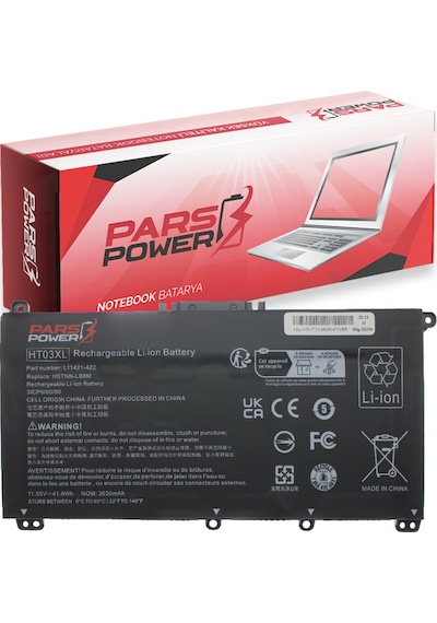Hp 15-cs2018nt 6zt56ea, 15-cs2019nt 6zq71ea Batarya - Pil Pars Power 301764
