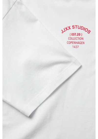 Jjxx Jxalba Loose Ss Prınt Tee Beyaz Kadın Kısa Kol T-shirt 000000000101993566 Beyaz