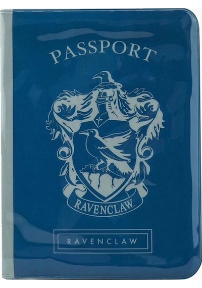 Cinereplicas Harry Potter Ravenclaw Pasaport Kılıfı Ve Valiz Etiketi Seti Kartlık Cüzdan Mavi