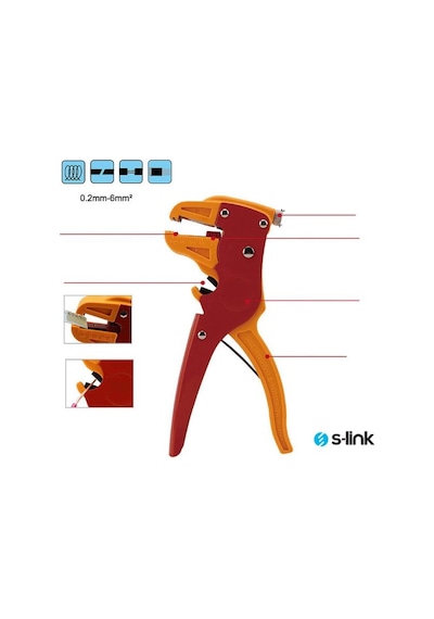 S-Link Sl-170A 0.2-6Mm Kablo Soyma Aleti