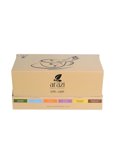Arazi Organik Bitki Çayı Seti 6 x 10 G
