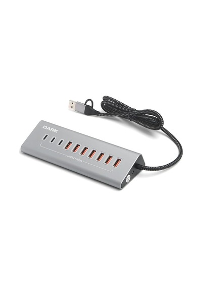 Connect Master 6+1 Hızlı Şarj Adaptörlü Usb Hub, Usb 3.0