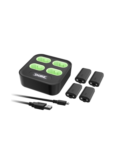 Xbox 8. Ve 9. Nesil Kollar İle Uyumlu Batarya Kit Seti 1200 Mah 4'lü Batarya Dobe-tyx-1615
