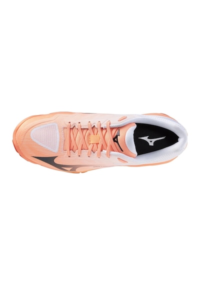 Mizuno Wave Lightning Pro Unisex Voleybol Ayakkabısı Beyaz / Turuncu Çok Renkli