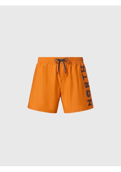 North Sails Basic Volley Cepli Erkek Deniz Şortu 36cm-33374 Turuncu
