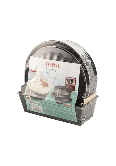 Tefal Easybake Savarin 3 Parça Kek Kalıbı Seti - Gri Diğer