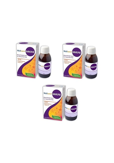 Wellcare Immune Şurup 150 Ml 3 Adet