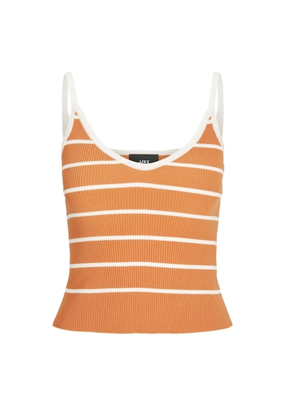 Jack & Jones Kadın Askili Çizgili Bluz - Esther 12255237 Tangerine