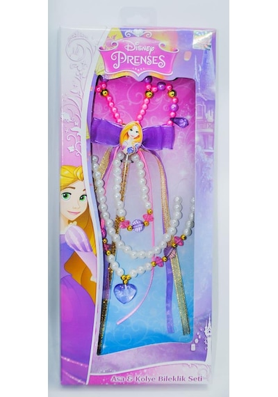 Disney Rapunzel Asa-kolye-bileklik Seti