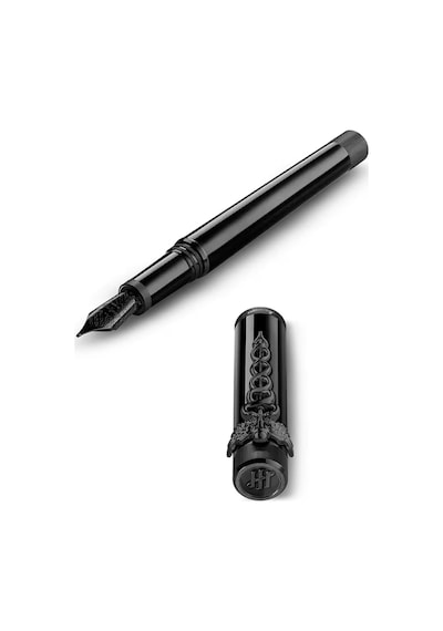Montegrappa Zero Caduceus Ultra Black Dolma Kalem - M Uç Iszec3ıc Siyah