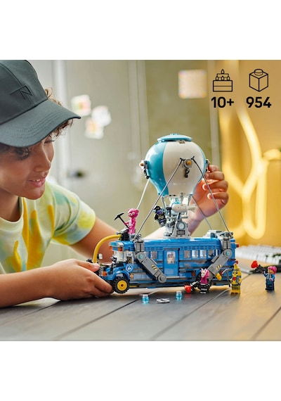LEGO® Fortnite® Savaş Otobüsü 77073 - 10 Yaş ve Üzeri Video Oyunu Sevenler için Koleksiyonluk Yaratıcı Oyuncak Yapım Seti (954 Parça)