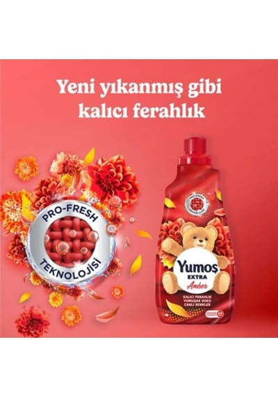Amber Kokulu 1440 Ml Konsantre Çamaşır Yumuşatıcısı 100'lü Set